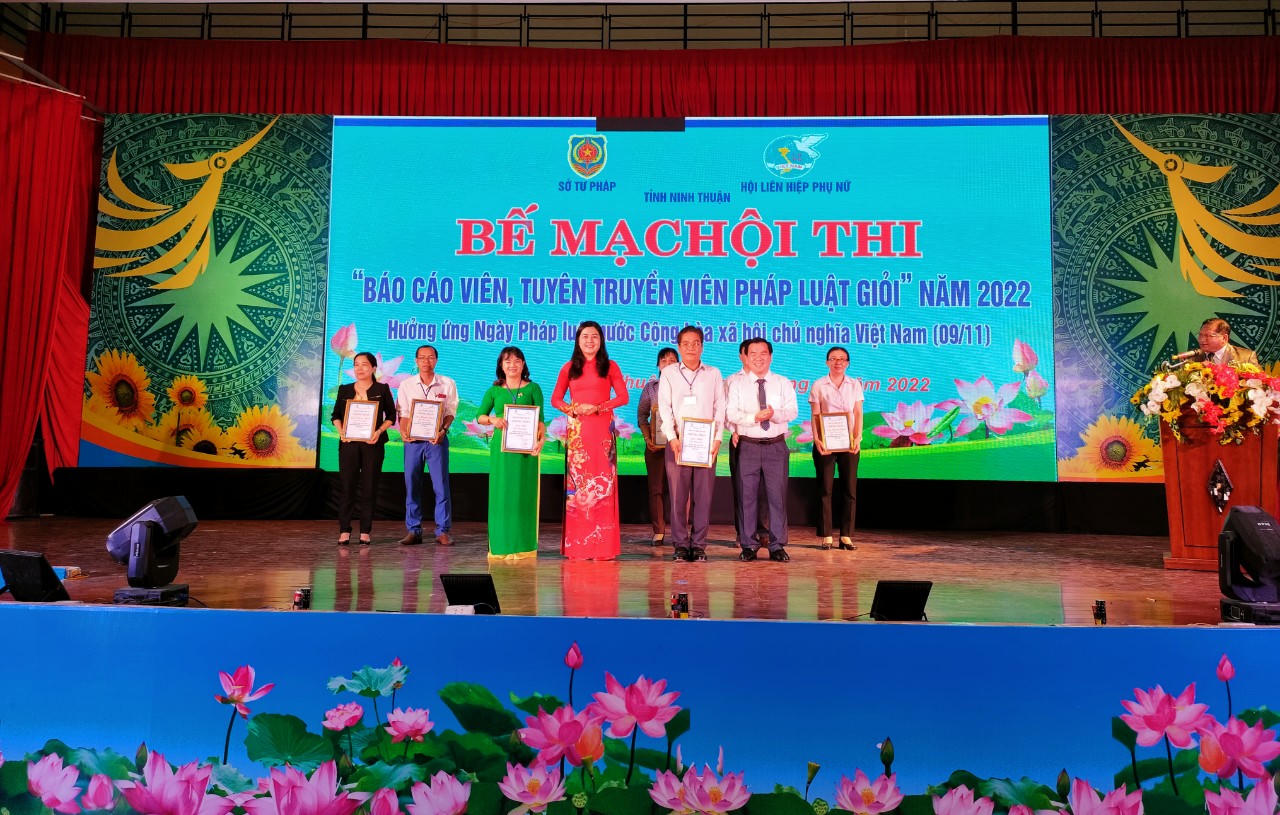 Ninh Thuận: Hội Thi “Báo cáo viên, tuyên truyền viên pháp luật giỏi” Năm 2022