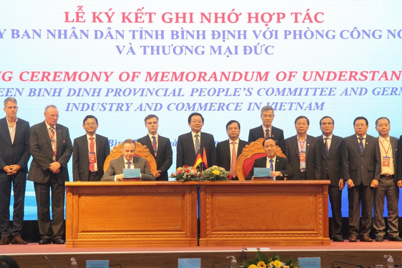 Hội nghị xúc tiến đầu tư các doanh nghiệp Đức tại tỉnh Bình Định 