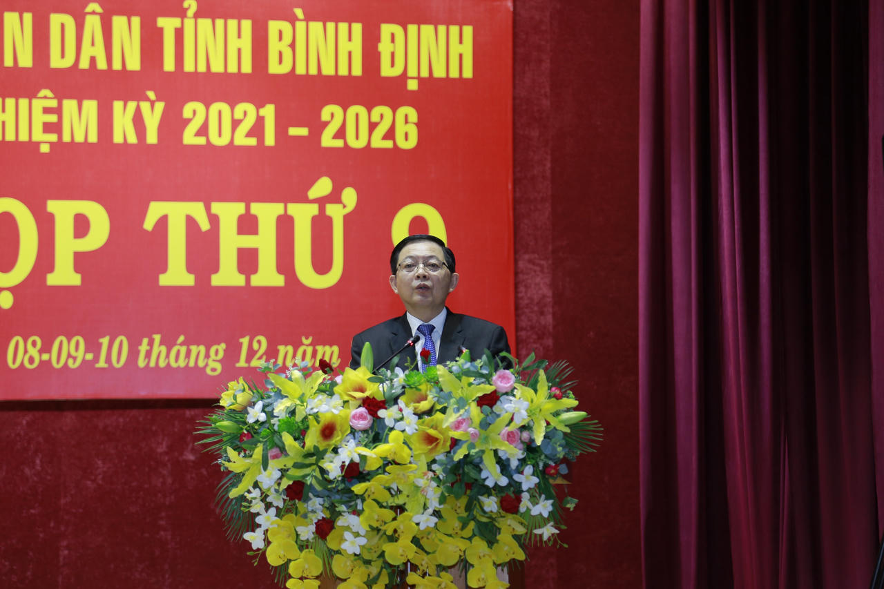 Khai mạc Kỳ họp thứ 9 HĐND tỉnh Bình Định