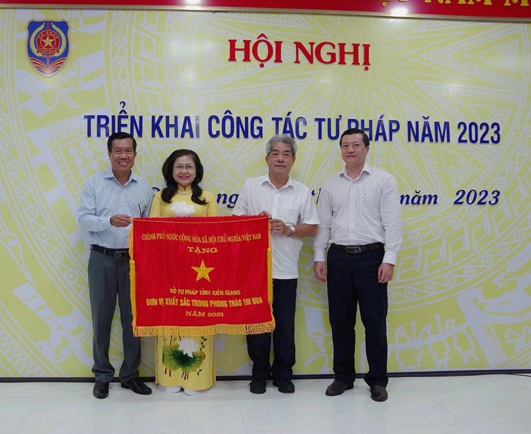 Năm 2023, Sở Tư Pháp Kiên Giang vươn tới những thành tích cao hơn.