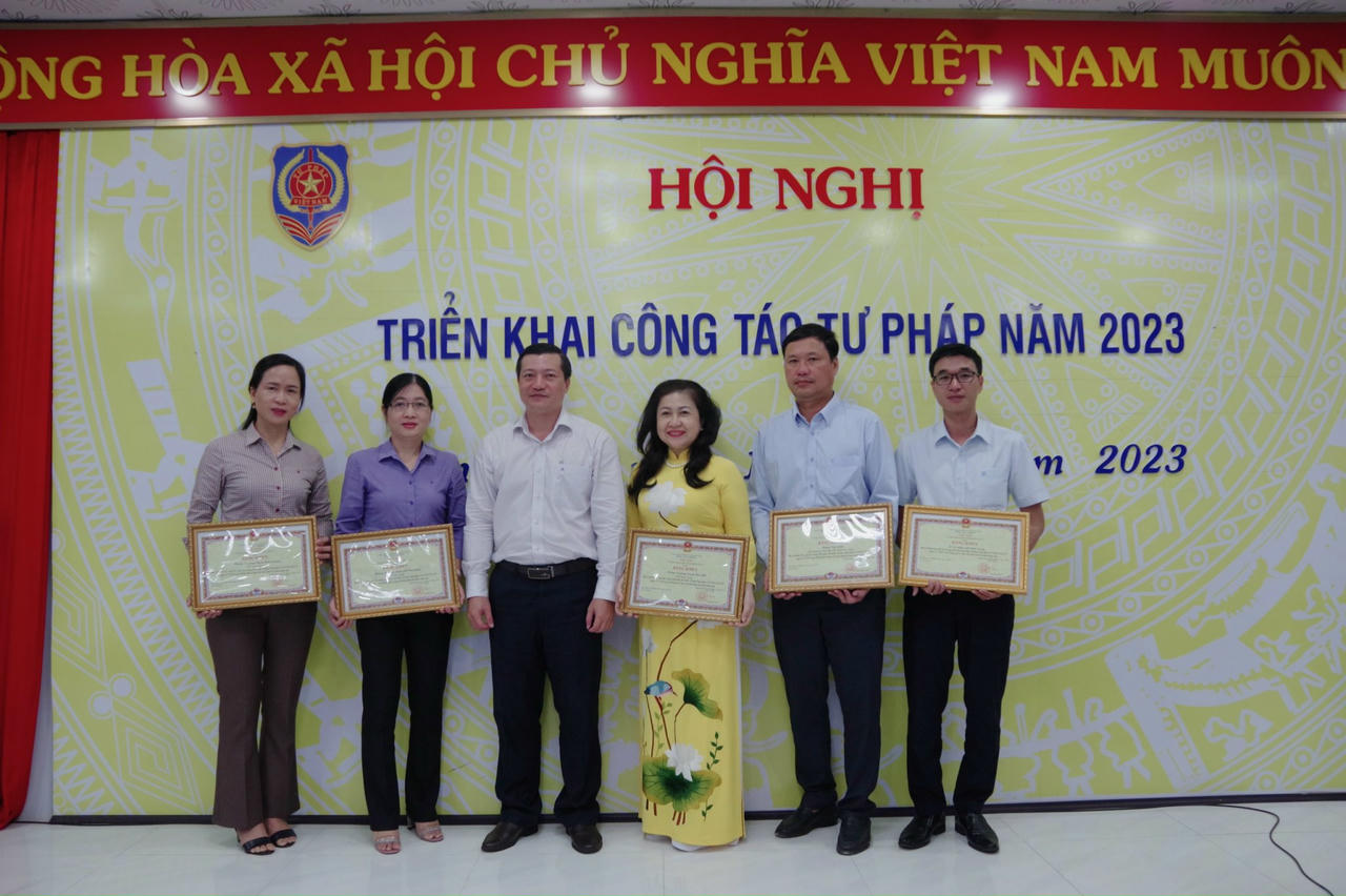 Năm 2023, Sở Tư Pháp Kiên Giang vươn tới những thành tích cao hơn.