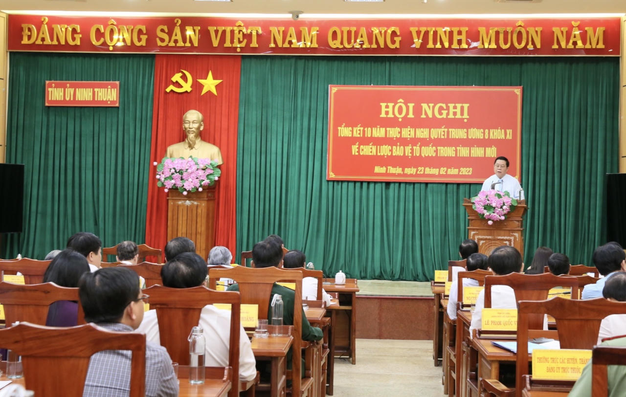 Ninh Thuận ưu tiên xây dựng vững chắc thế trận lòng dân 