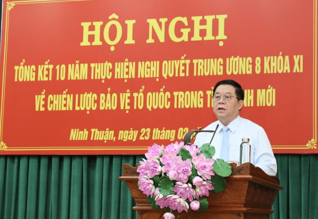 Ninh Thuận ưu tiên xây dựng vững chắc thế trận lòng dân 