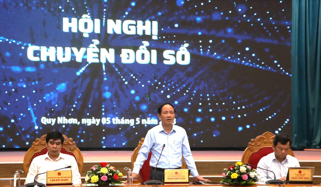 Nêu cao trách nhiệm của người đứng đầu trong công tác chuyển đổi số ở Bình Định