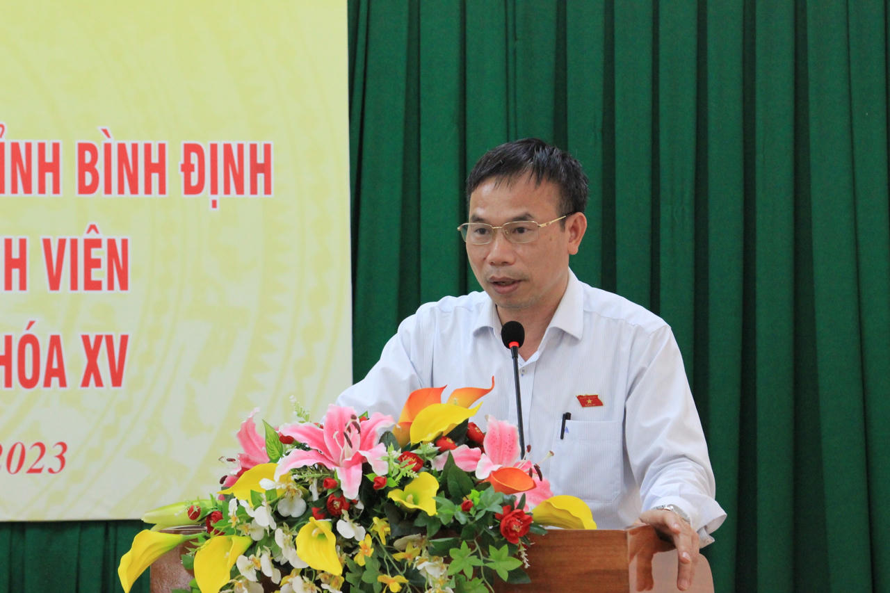 Tiếp xúc cử tri giữa đoàn Đại biểu Quốc hội tỉnh Bình Định với Mặt trận và các tổ chức thành viên