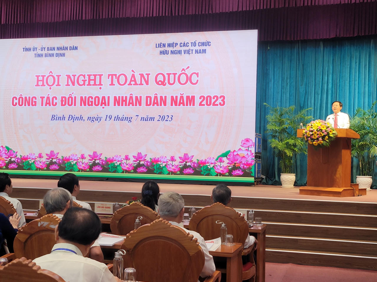 Hội nghị toàn quốc công tác đối ngoại Nhân dân năm 2023 tại Bình Định