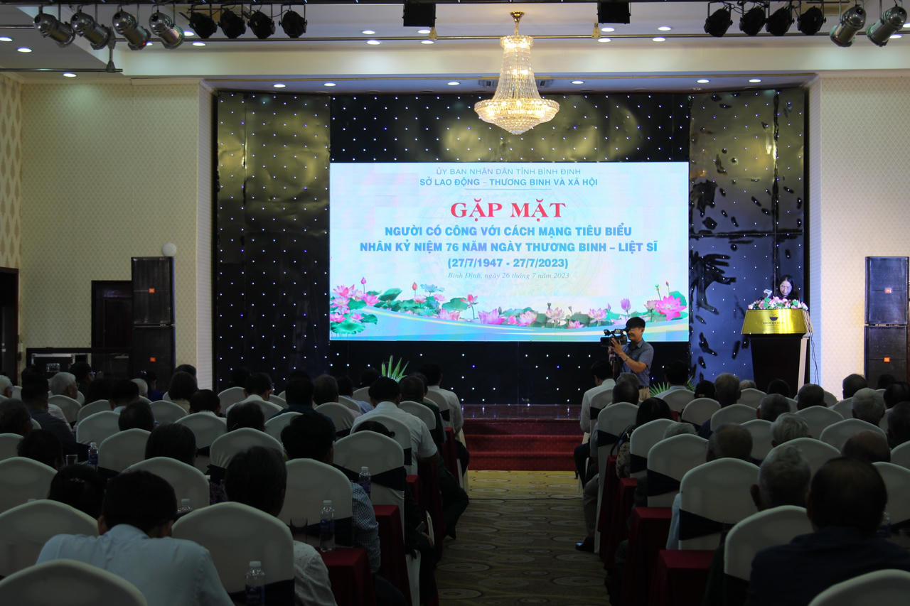 Bình Định tổ chức buổi gặp mặt người có công với cách mạng tiêu biểu