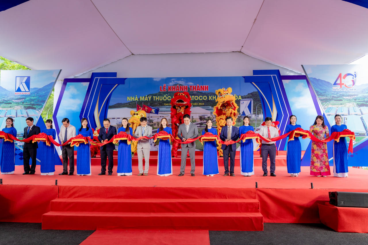 Khánh thành Nhà máy thuốc lá Khatoco Khánh Hòa gần 600 tỷ đồng