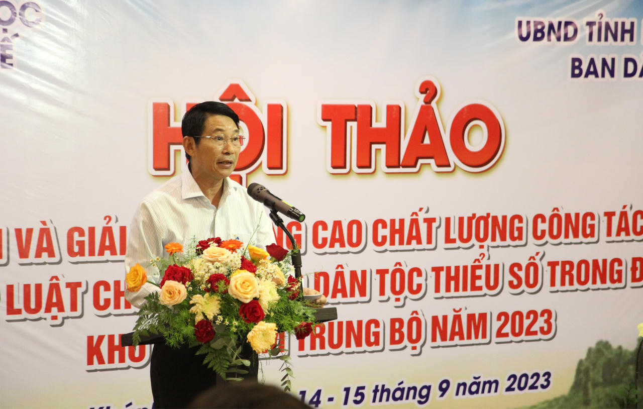 Hội thảo nâng cao chất lượng phổ biến, giáo dục pháp luật cho đồng bào dân tộc thiểu số tại tỉnh Khánh Hòa