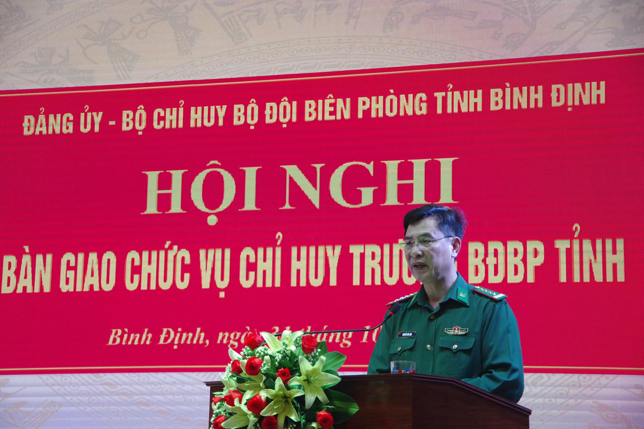 Đại tá Nguyễn Văn Lĩnh làm Chỉ huy trưởng Bộ đội biên phòng tỉnh Bình Định 