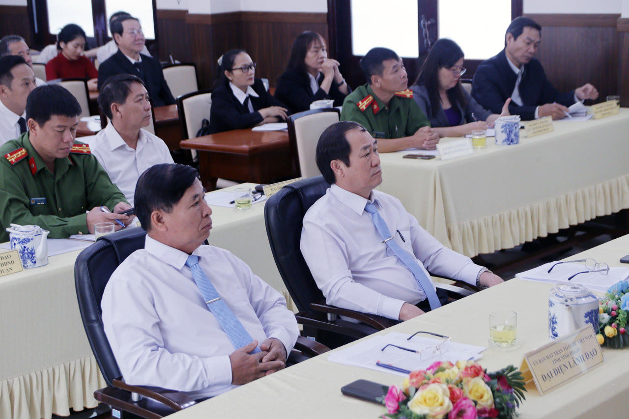 TAND hai cấp tỉnh Ninh Thuận đạt tỷ lệ 100% trong giải quyết các vụ án tham nhũng, kinh tế