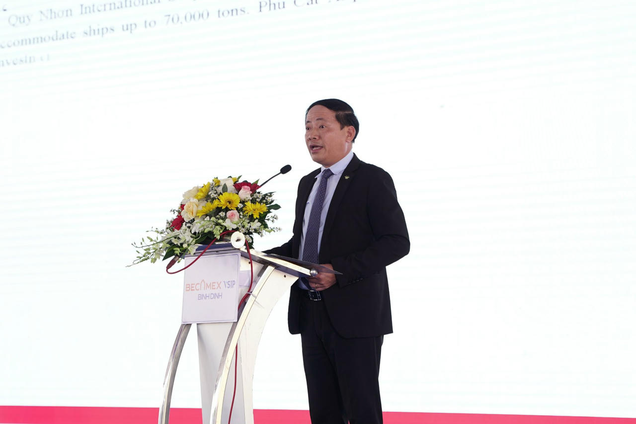 Chủ tịch Quốc hội Vương Đình Huệ dự lễ khánh thành Khu công nghiệp, đô thị & dịch vụ Becamex VSIP Bình Định