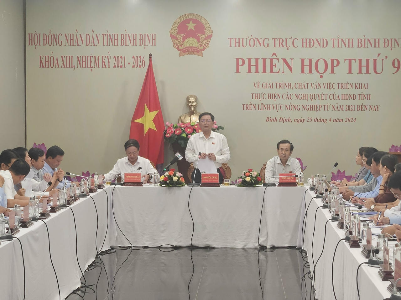 Bình Định: Tổ chức phiên họp giải trình, chất vấn việc triển khai thực hiện các Nghị quyết của HĐND tỉnh trên lĩnh vực nông nghiệp