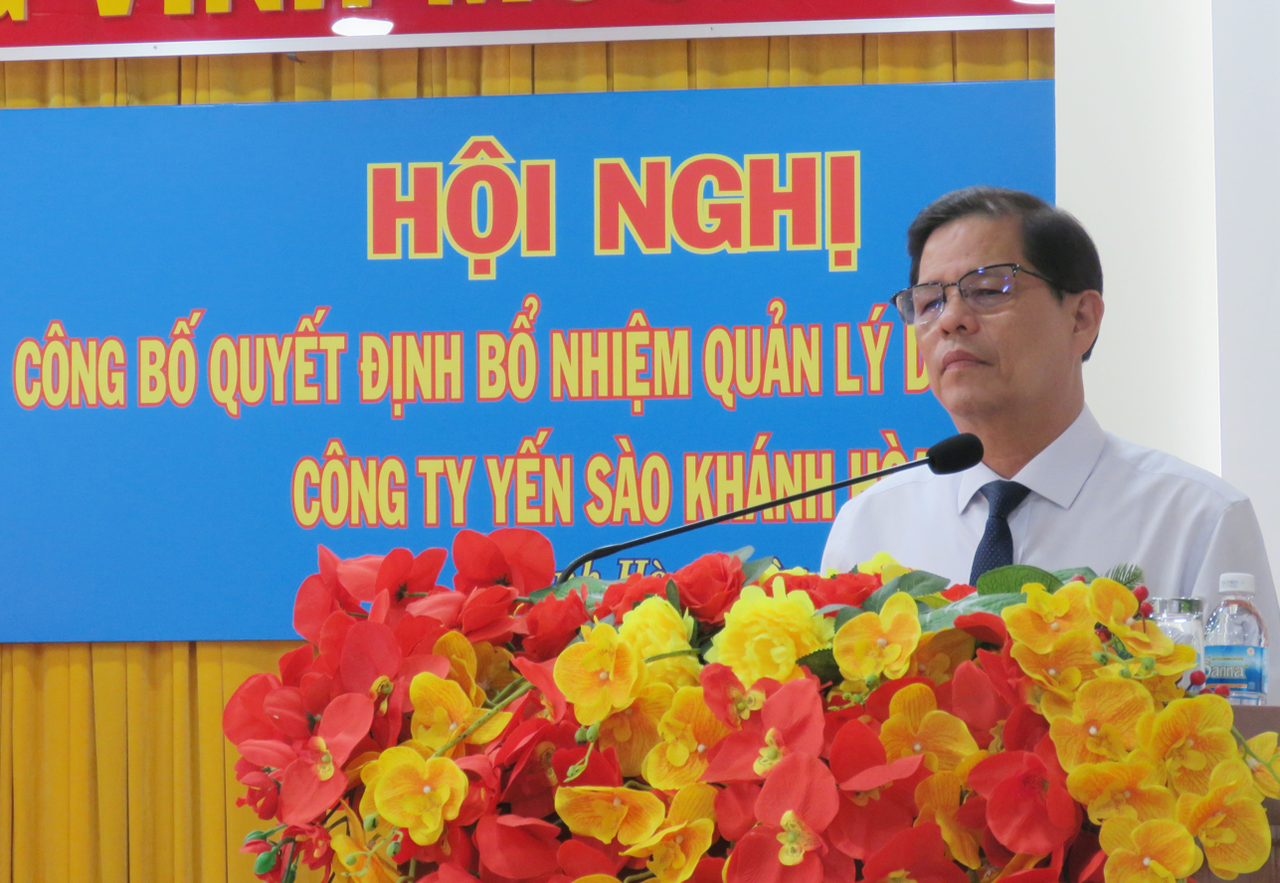 Công ty Yến sào Khánh Hòa có tân Chủ tịch Hội đồng thành viên 