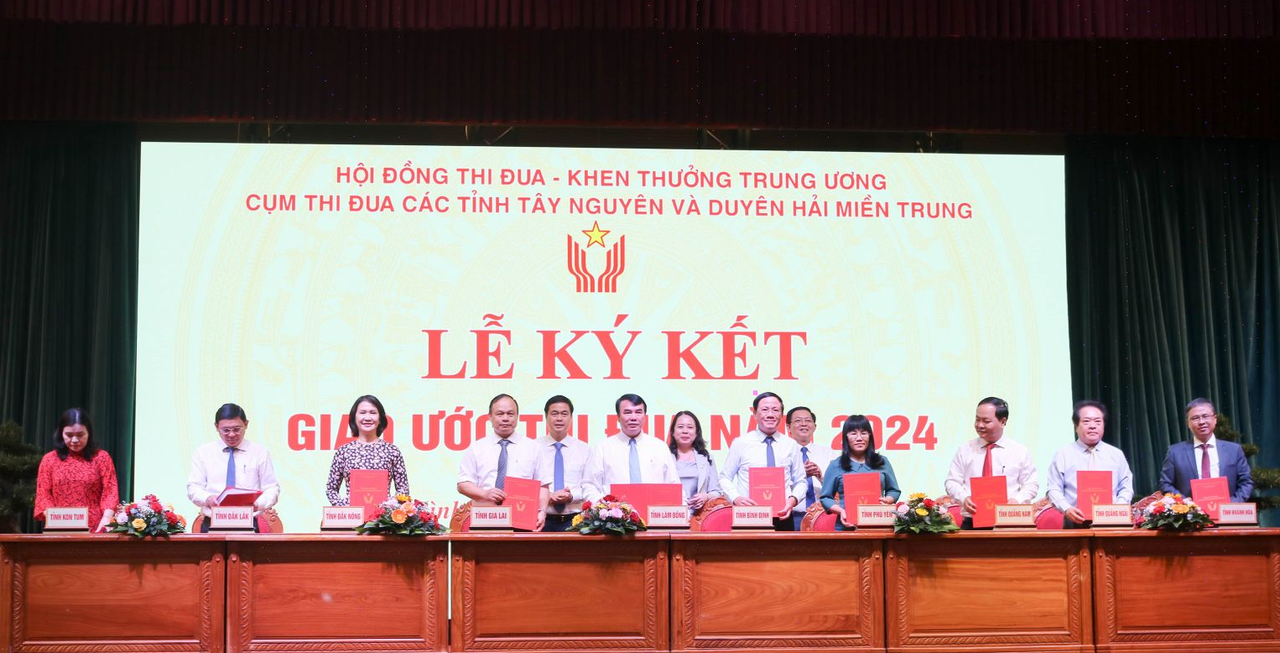 Bình Định triển khai đồng bộ, có hiệu quả giao ước thi đua Cụm các tỉnh Tây Nguyên và Duyên hải miền Trung