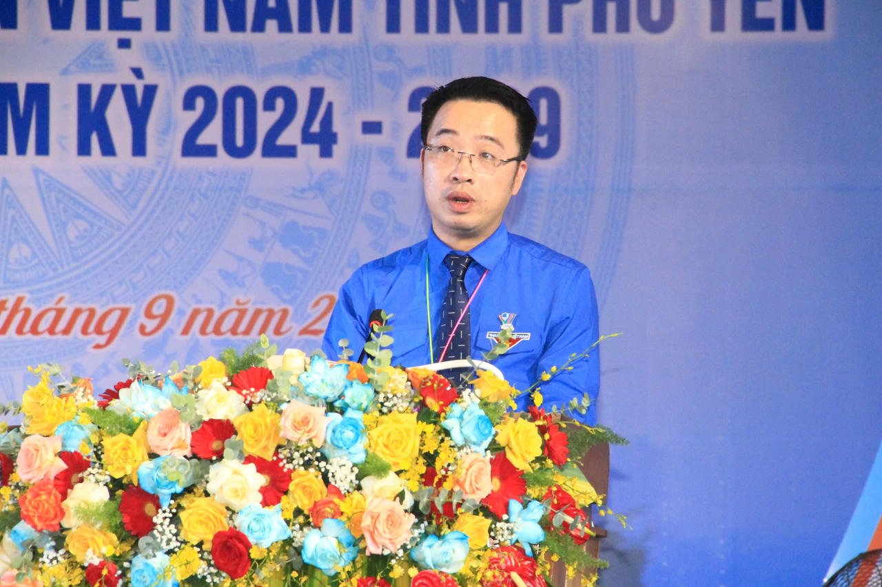 Anh Lương Minh Tùng tái đắc cử chức Chủ tịch Hội LHTN Việt Nam tỉnh Phú Yên