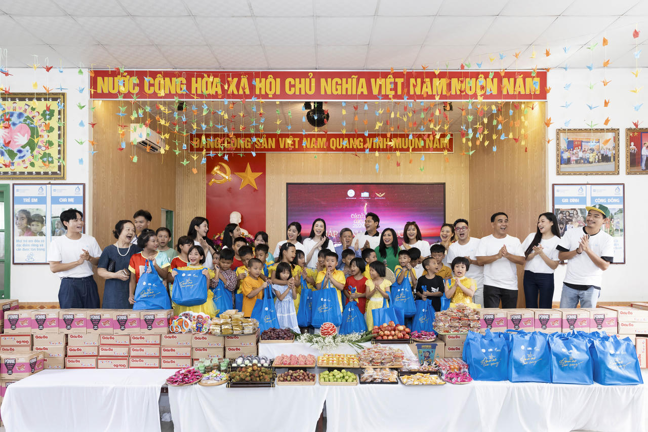 Cánh Diều Vàng 2024 'chắp cánh yêu thương' tại Làng trẻ em SOS ở Khánh Hoà