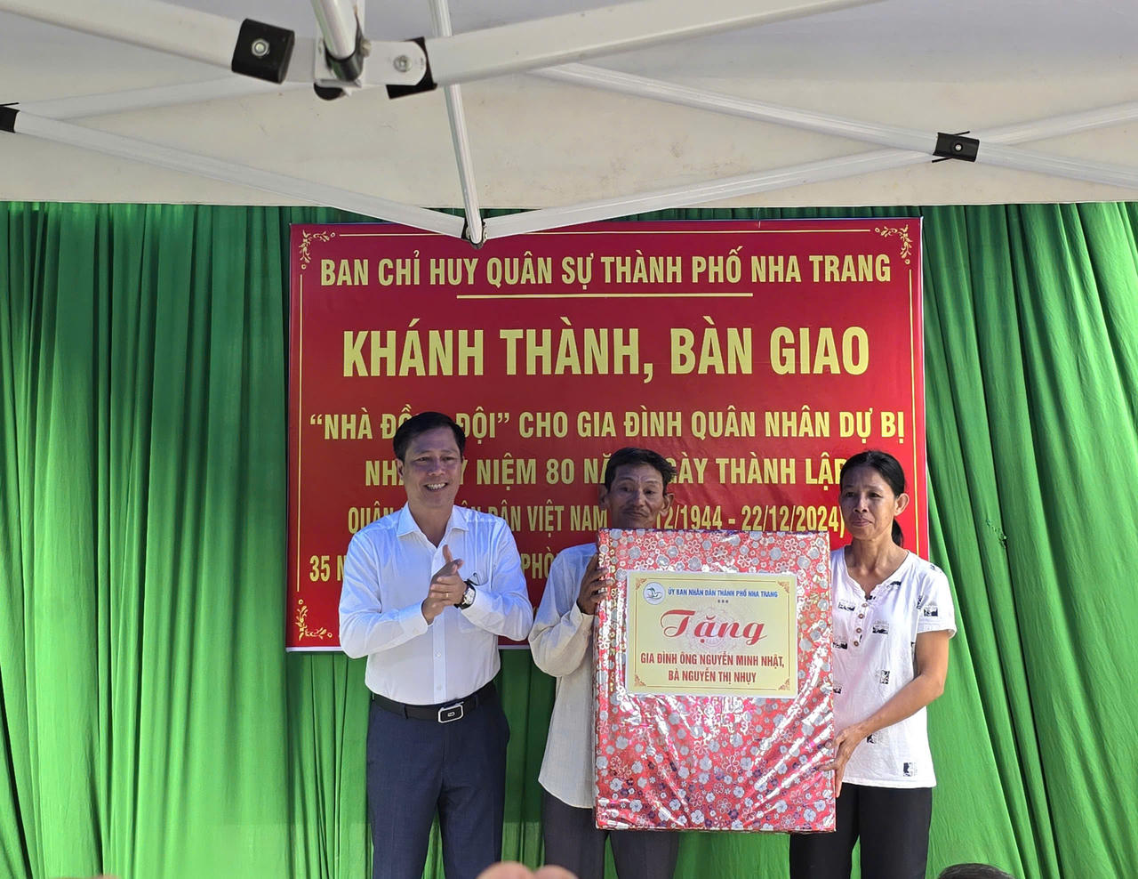 Bàn giao nhà đồng đội cho gia đình quân nhân xuất ngũ tại Nha Trang