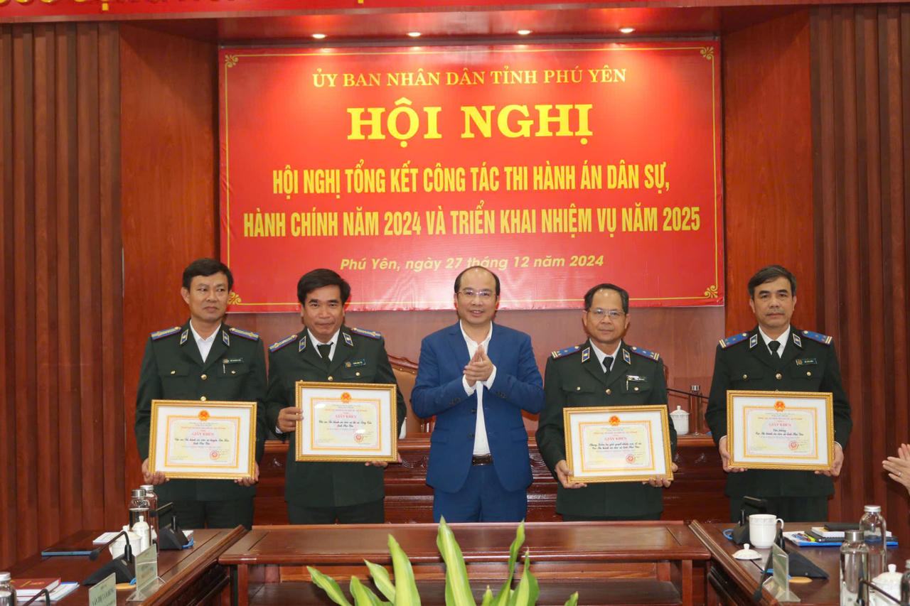Thi hành án dân sự tỉnh Phú Yên đạt nhiều kết quả tốt trong năm 2024