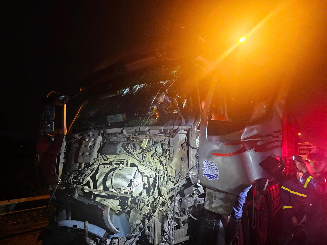 Nhiều người bị thương vì 3 xe tải gặp tai nạn giao thông trên Quốc lộ 1