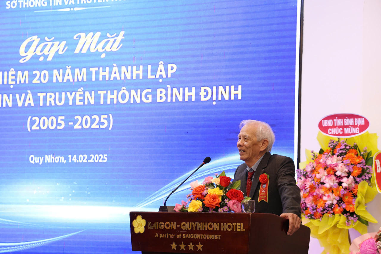 Gặp mặt kỷ niệm 20 năm Ngày thành lập Sở Thông tin và Truyền thông tỉnh Bình Định