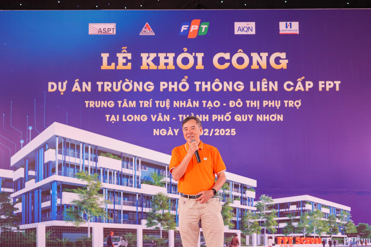 Khởi công xây dựng trường Phổ thông Liên cấp FPT Quy Nhơn tại Bình Định