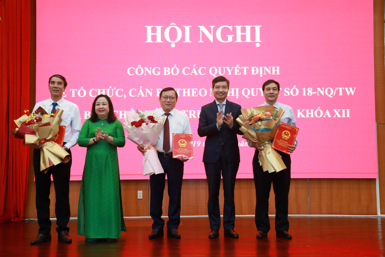 Phú Yên công bố quyết định bổ nhiệm nhân sự chủ chốt