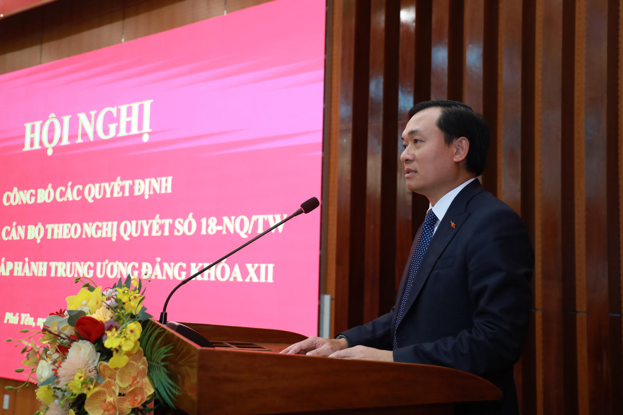 Phú Yên công bố quyết định bổ nhiệm nhân sự chủ chốt