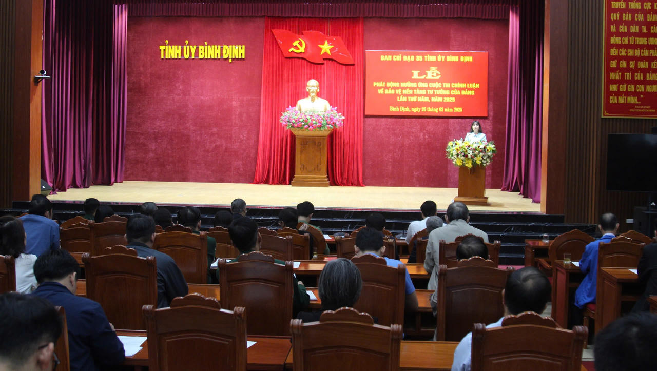 Phát động cuộc thi chính luận về bảo vệ nền tảng tư tưởng của Đảng tại Bình Định