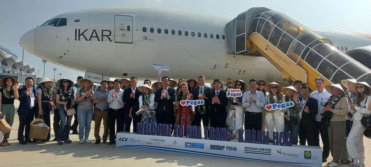 Khánh Hòa tổ chức đón những vị khách đầu tiên đến từ Khabarovsk, Liên bang Nga 