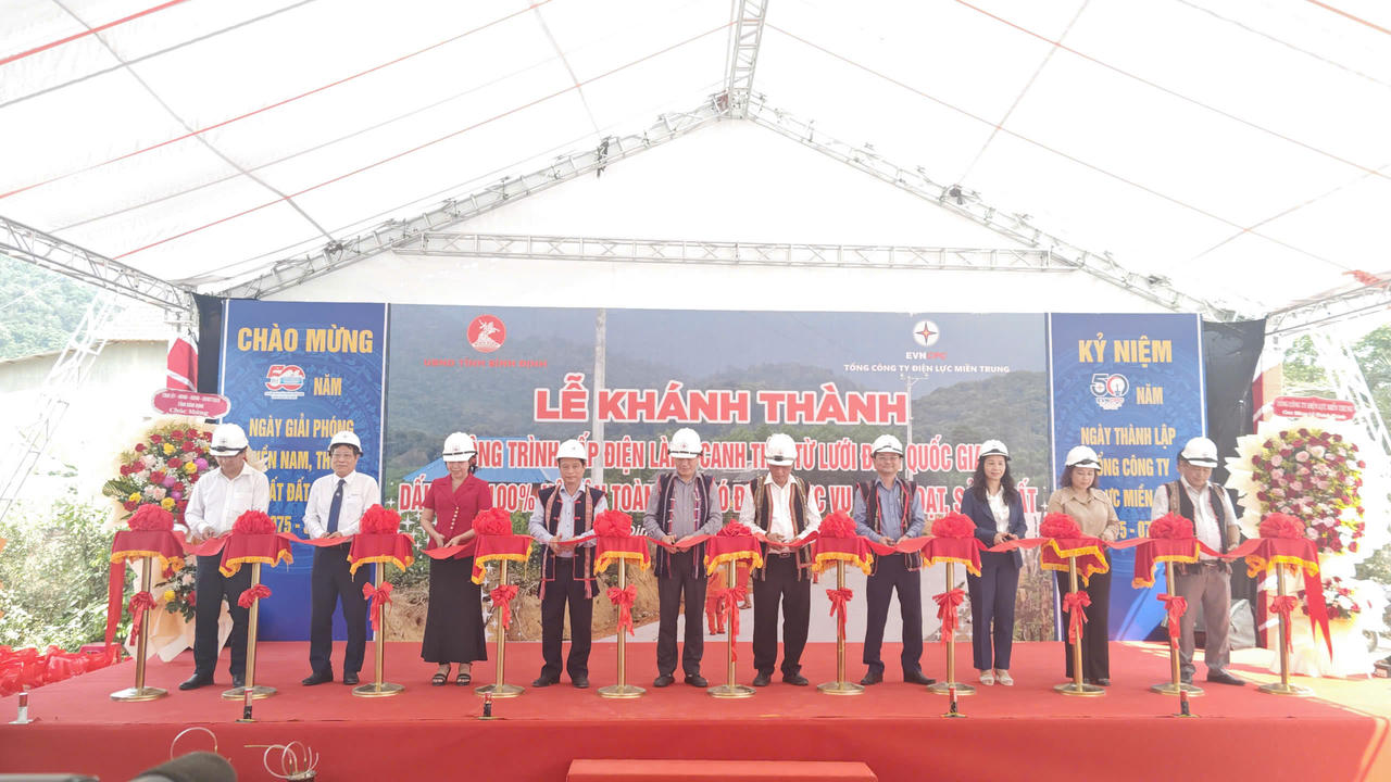 Bình Định hoàn thành mục tiêu 100% các hộ dân trên toàn tỉnh đều được sử dụng điện