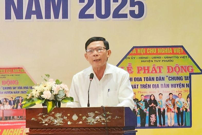 Bình Định: Huyện Tuy Phước hoàn thành kế hoạch xóa nhà tạm, nhà dột nát năm 2025