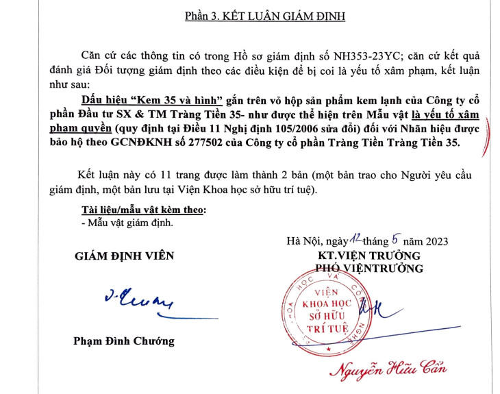 Thu giữ hàng nghìn que Kem 35 "nhái"