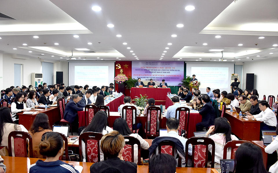 Hội thảo khoa học quốc tế: “Nghiên cứu, giảng dạy chủ nghĩa Mác - Lênin ở các trường đại học: Kinh nghiệm Việt Nam và Trung Quốc”