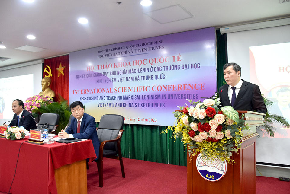 Hội thảo khoa học quốc tế: “Nghiên cứu, giảng dạy chủ nghĩa Mác - Lênin ở các trường đại học: Kinh nghiệm Việt Nam và Trung Quốc”