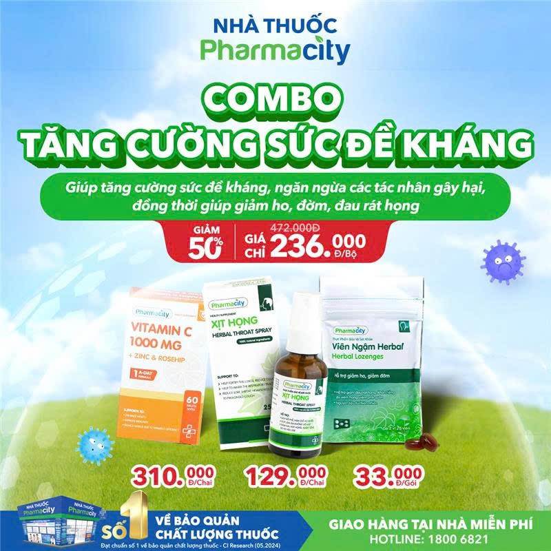 Pharmacity “cứu cánh” cho sức khoẻ gia đình khi bão Yagi đổ bộ