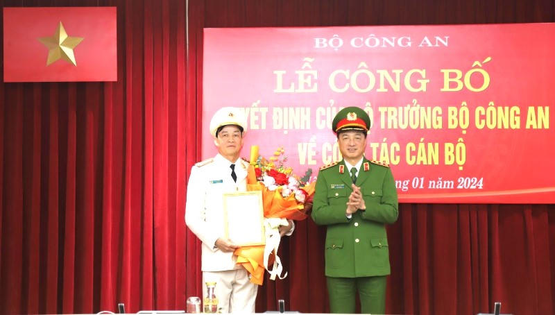 Giám đốc Công an tỉnh Nam Định nhận nhiệm vụ mới tại Bộ Công an