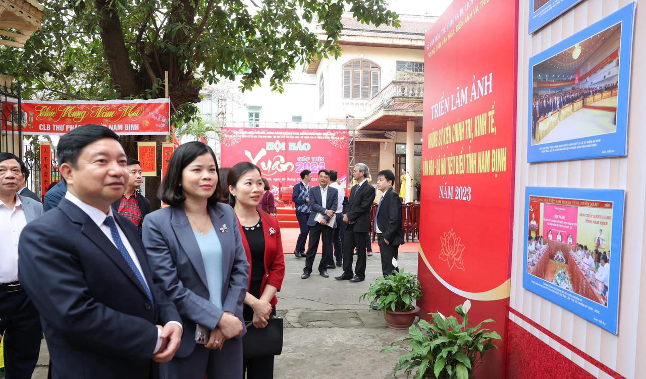 Khai mạc Hội Báo Xuân tỉnh Nam Định năm 2024