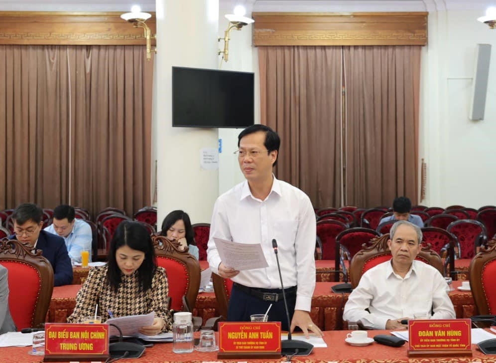 Ban Thường vụ Tỉnh ủy yêu cầu thành phố Nam Định làm thật tốt công tác chuẩn bị Lễ hội khai Ấn