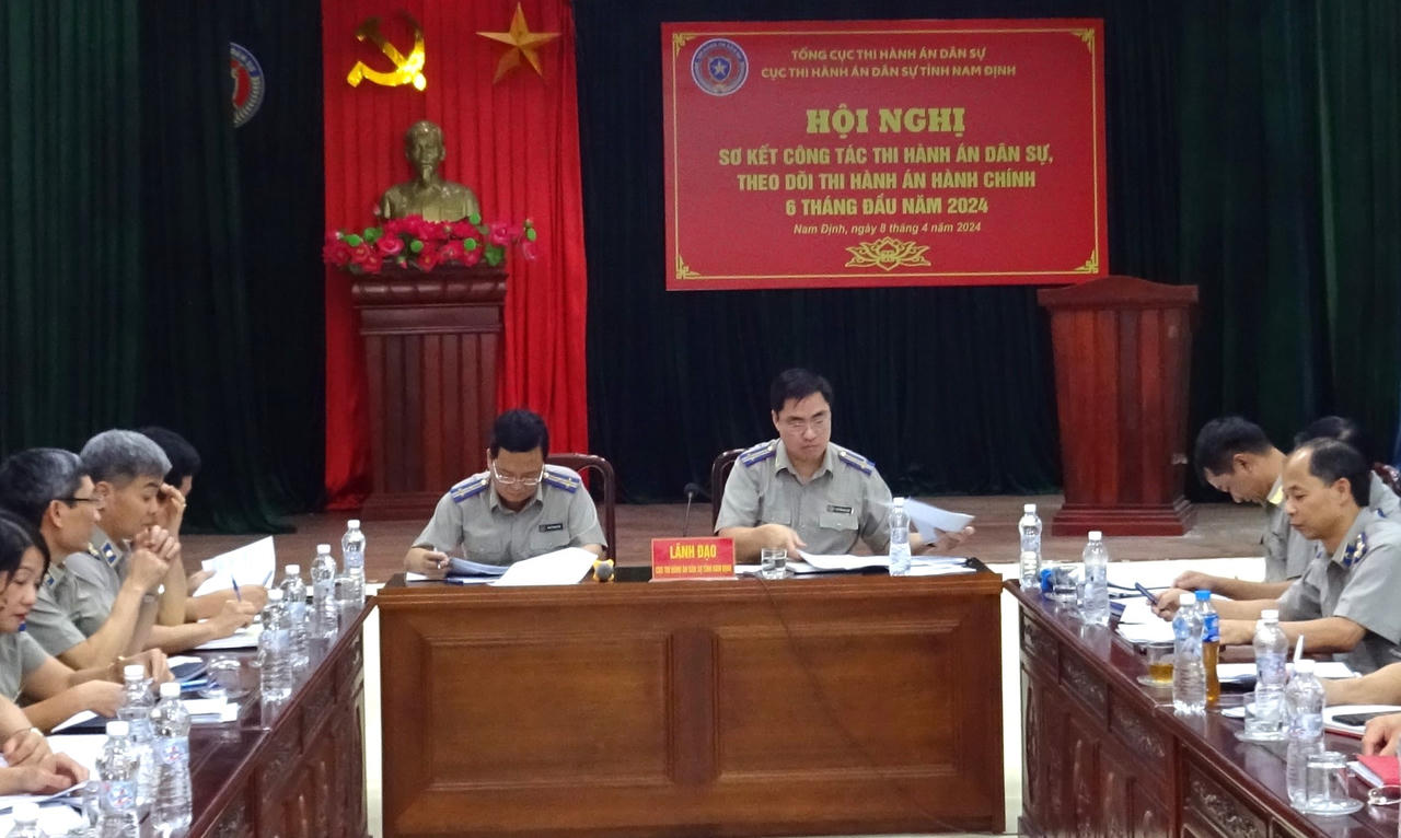 Nam Định làm tốt công tác phối hợp trong thi hành án dân sự