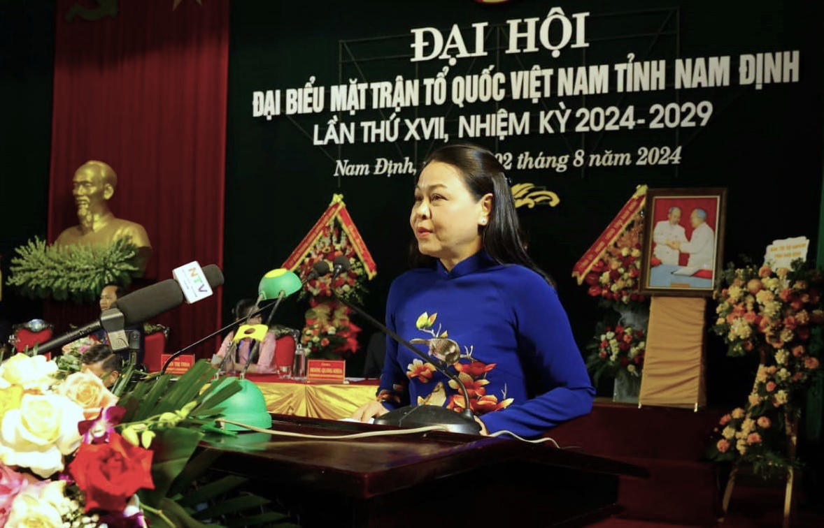 Đại hội MTTQ tỉnh Nam Định lần thứ XVII nhiệm kỳ 2024 -2029