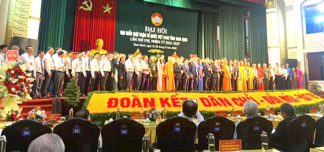 Đại hội MTTQ tỉnh Nam Định lần thứ XVII nhiệm kỳ 2024 -2029