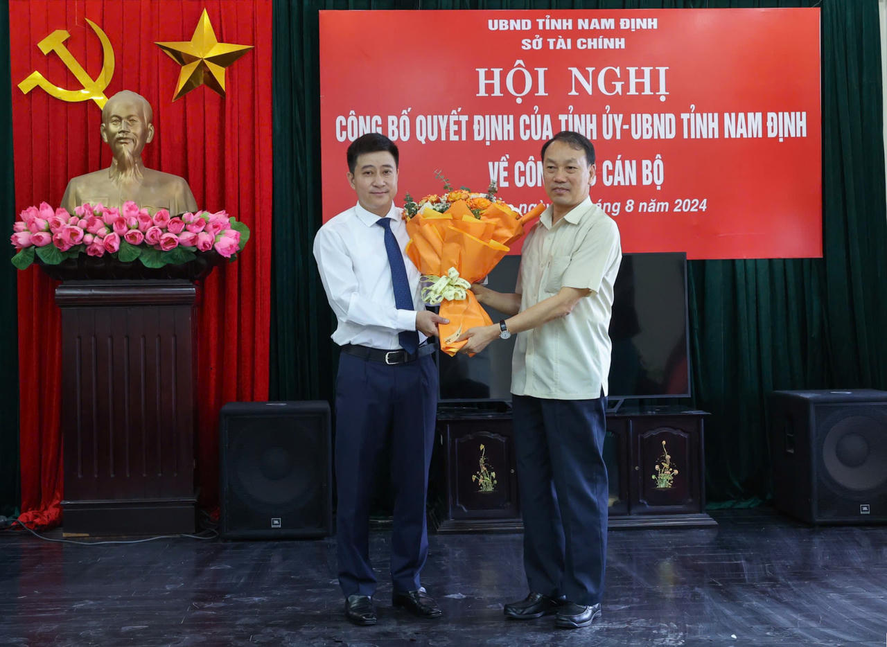 Ông Phạm Thanh Bình được bổ nhiệm làm giám đốc Sở Tài chính tỉnh Nam Định.