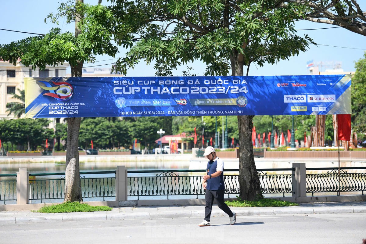 Sân Vận động Thiên Trường sẵn sàng cho trận siêu cúp Quốc gia