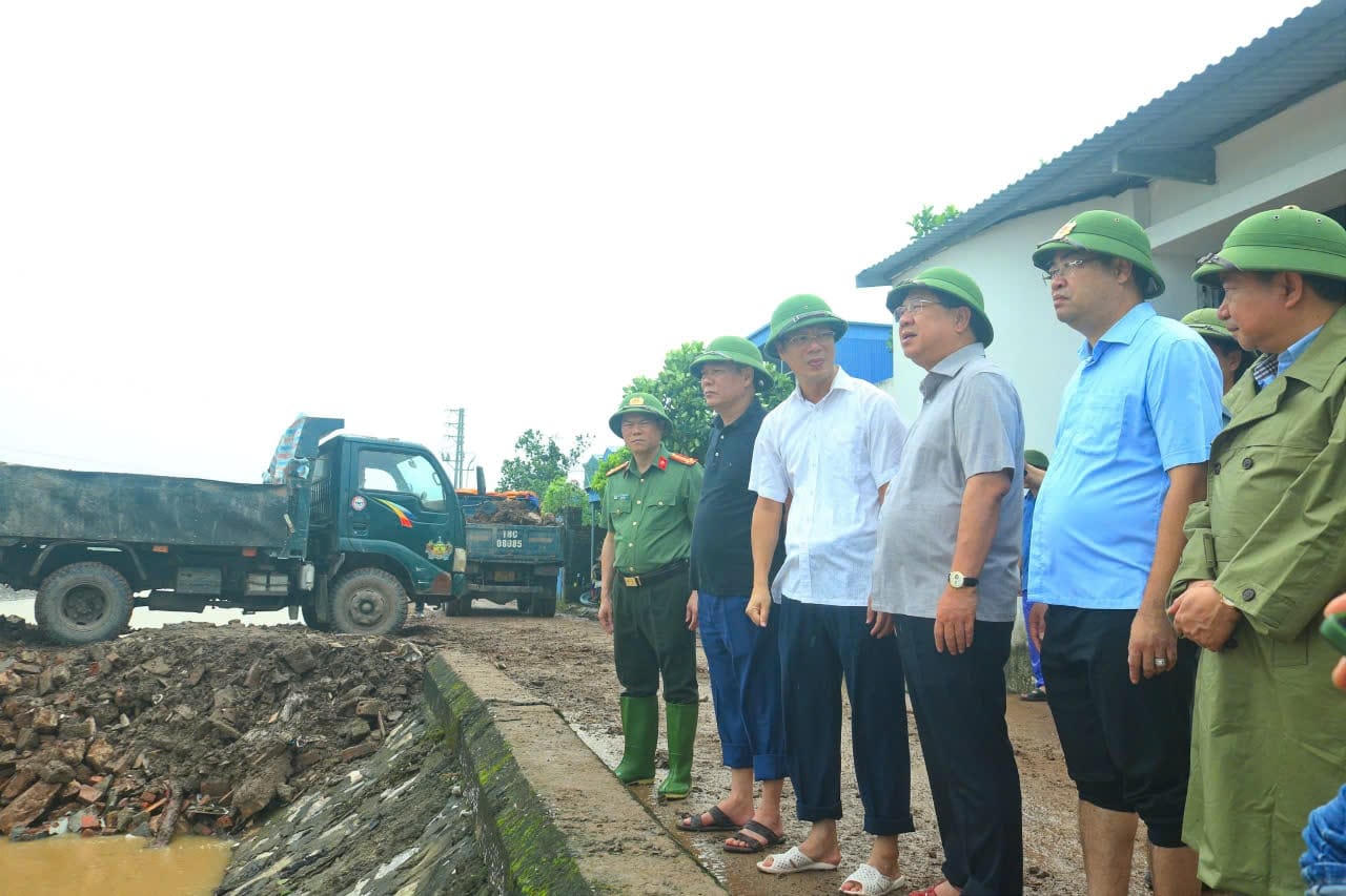 Nam Định huy động tổng lực ứng phó với mưa lũ