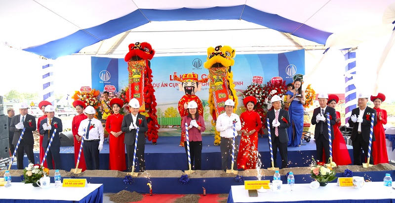 Khởi công dự án 50 ha tại cụm công nghiệp Tân Thịnh (Nam Định)