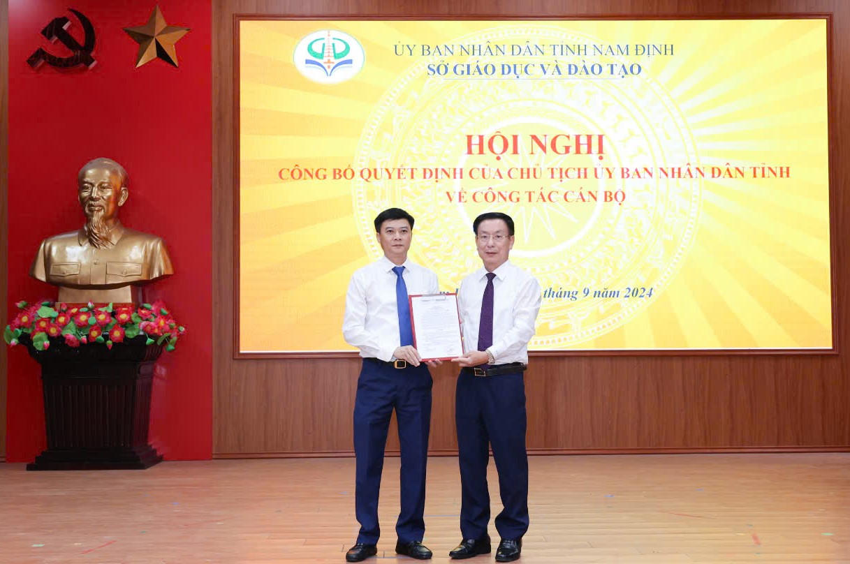 Nam Định điều động bổ nhiệm lãnh đạo một số Sở