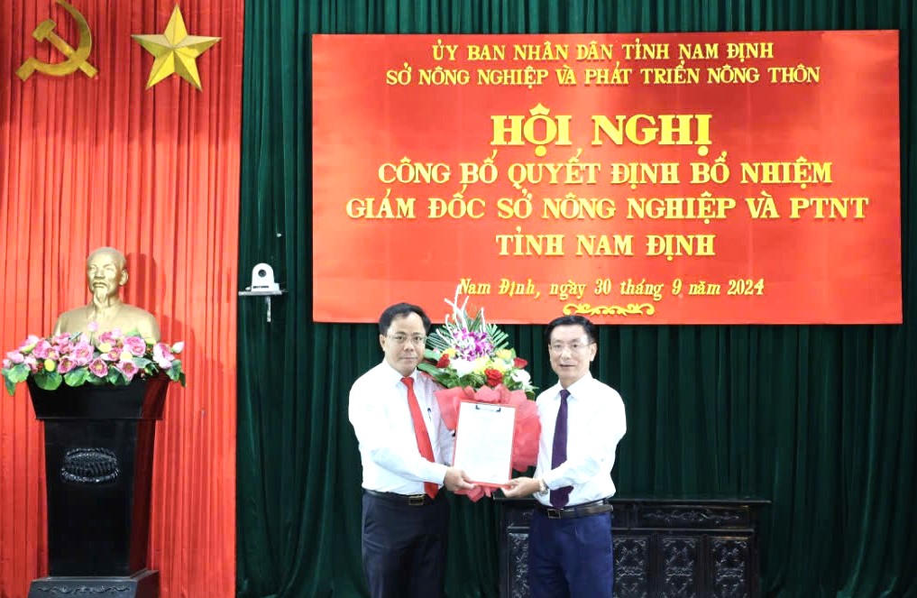 Nam Định điều động bổ nhiệm lãnh đạo một số Sở