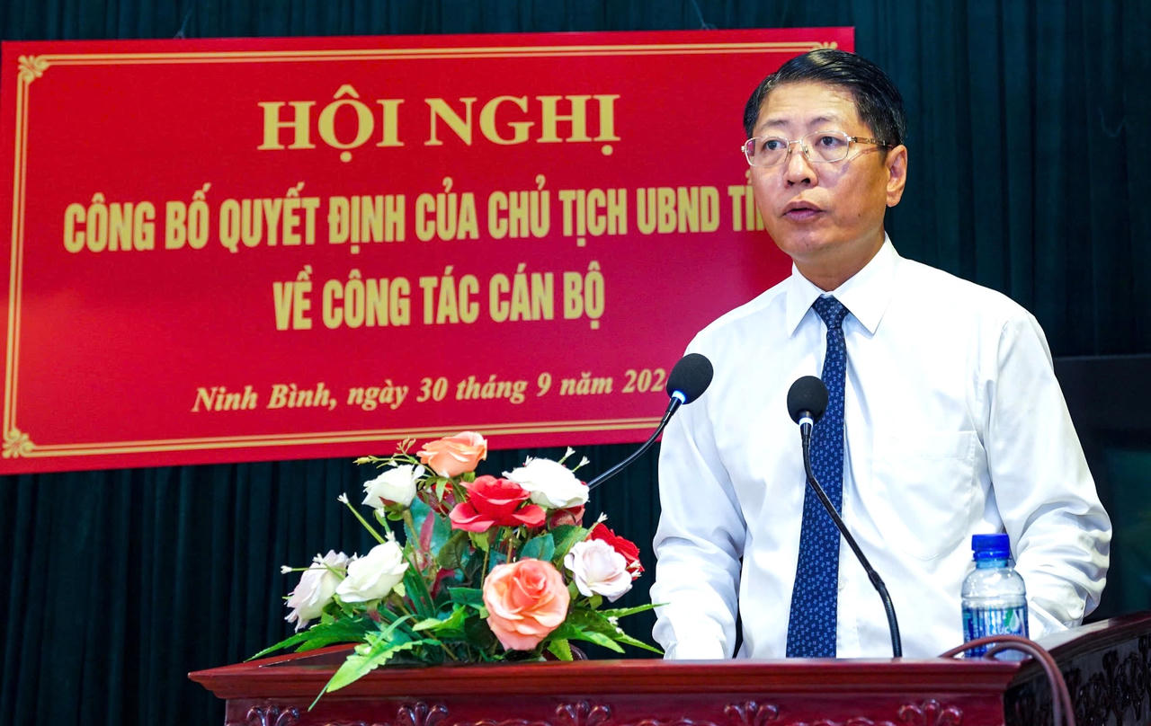 Ông Nguyễn Văn Việt được bổ nhiệm làm Giám đốc Sở Tư pháp tỉnh Ninh Bình