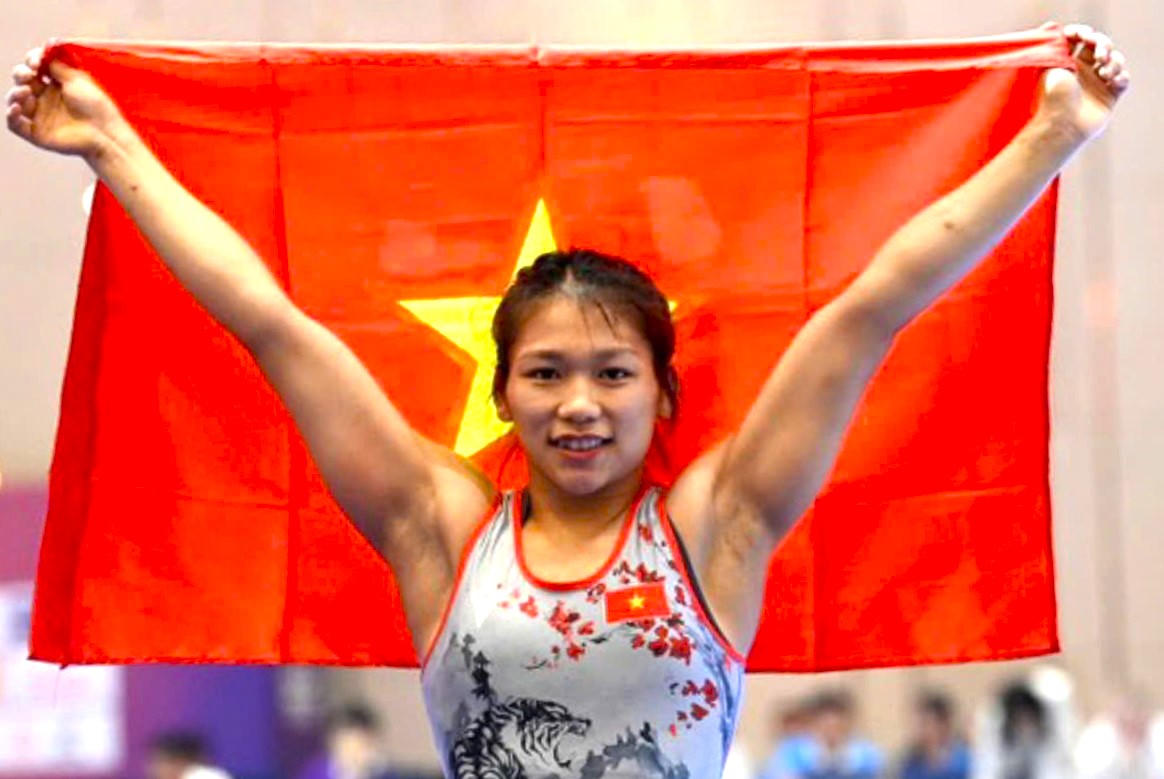 VĐV Trần Ánh Tuyết giành HCV môn Vật tại Chiang Mai, Thái Lan